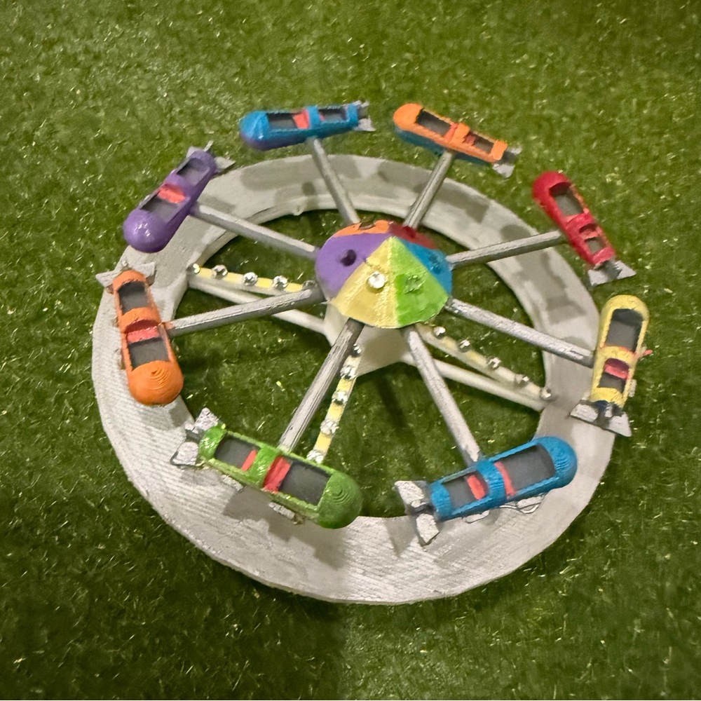 HO scale flying saucer vintage rocket kiddie fairgrounds

ROCKETS JET FLYING d